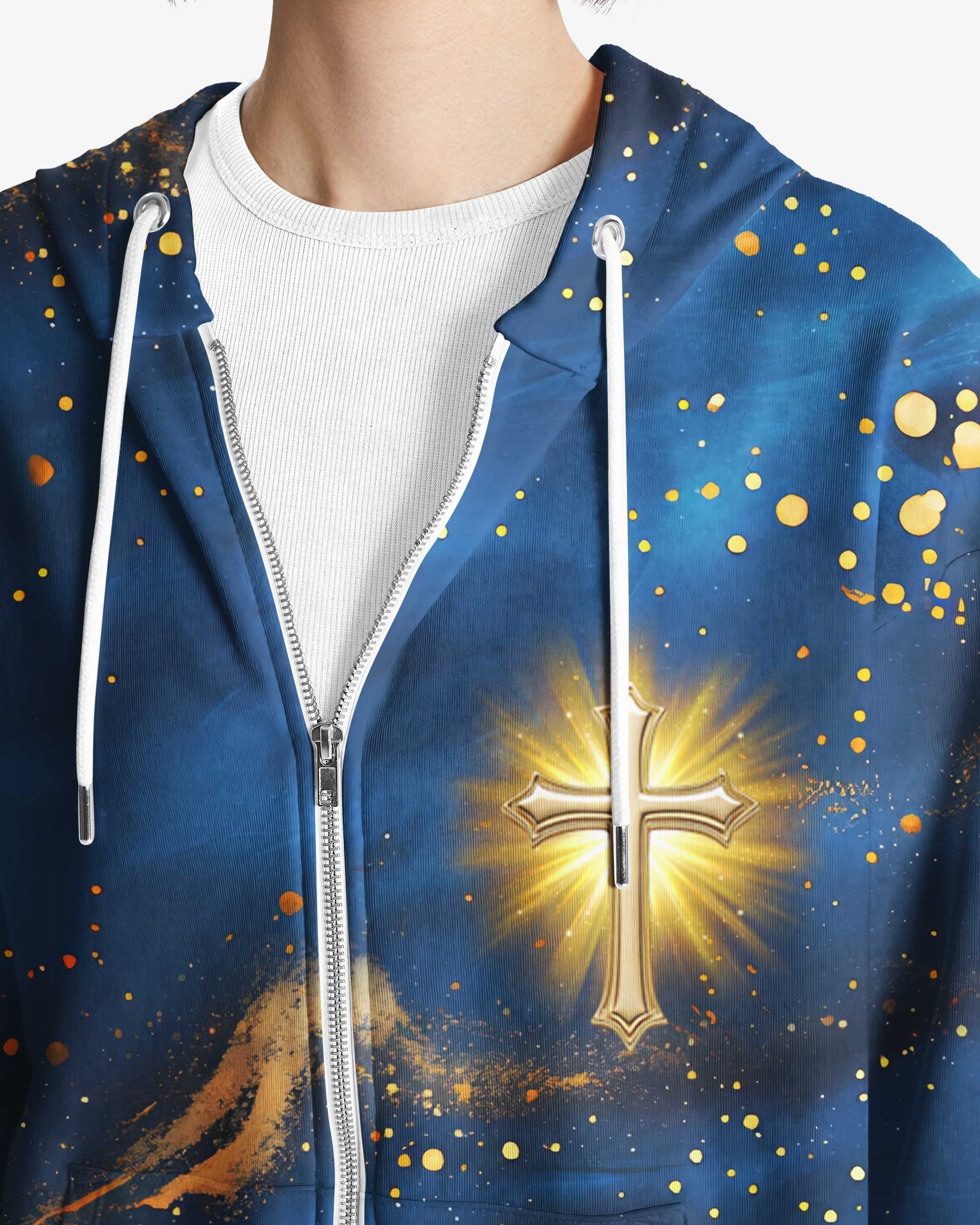 Faith Hope Love & Salvation All Over Print Zip Hoodie