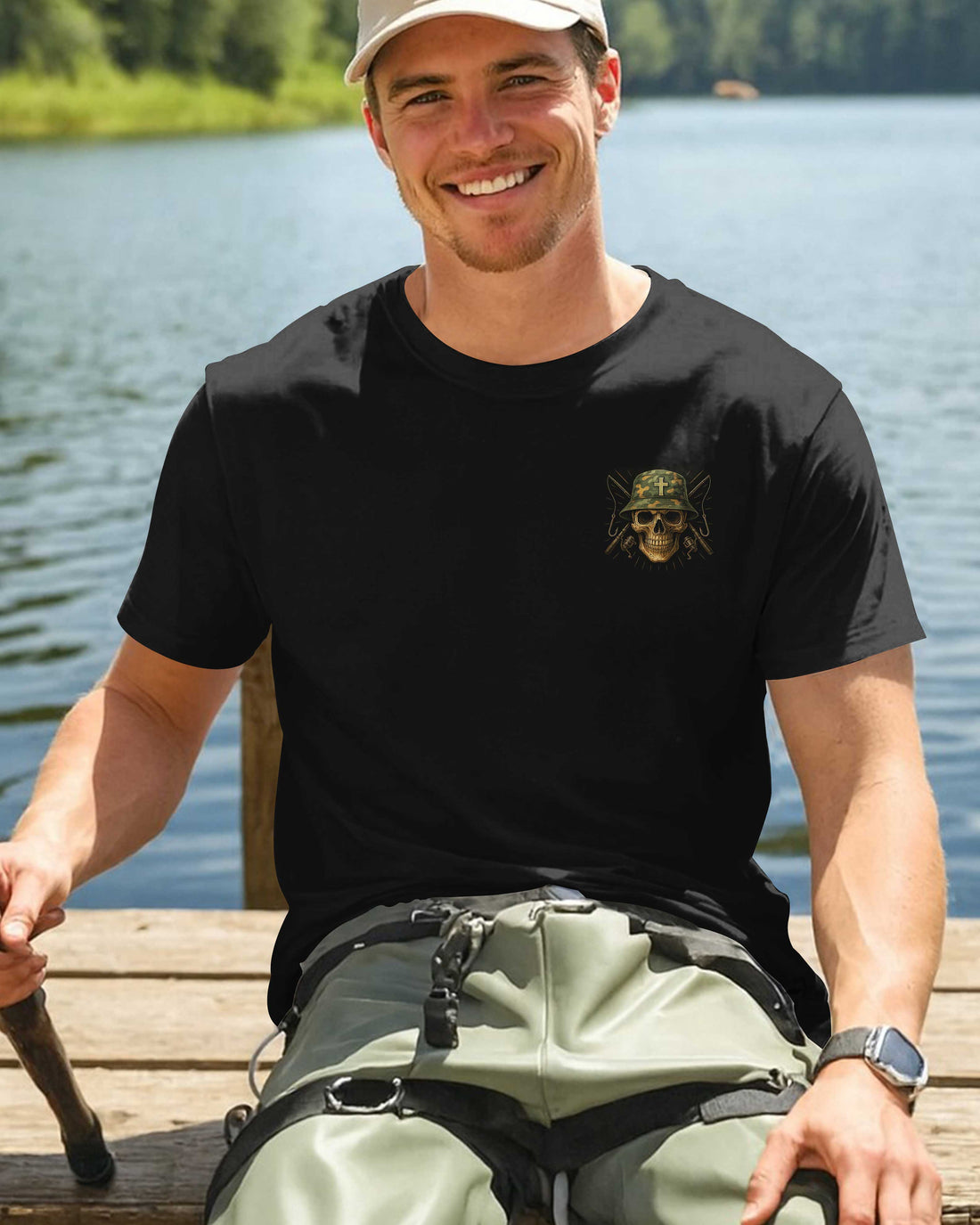 Jesus Made Me A Fisher Of Men All Over Print T-Shirt