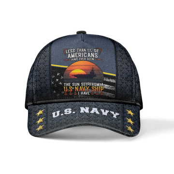 Less Than 1% Navy Ship Classic Cap