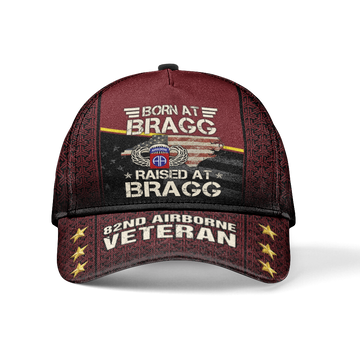 Airborne Born At Bragg Raised At Bragg Classic Cap