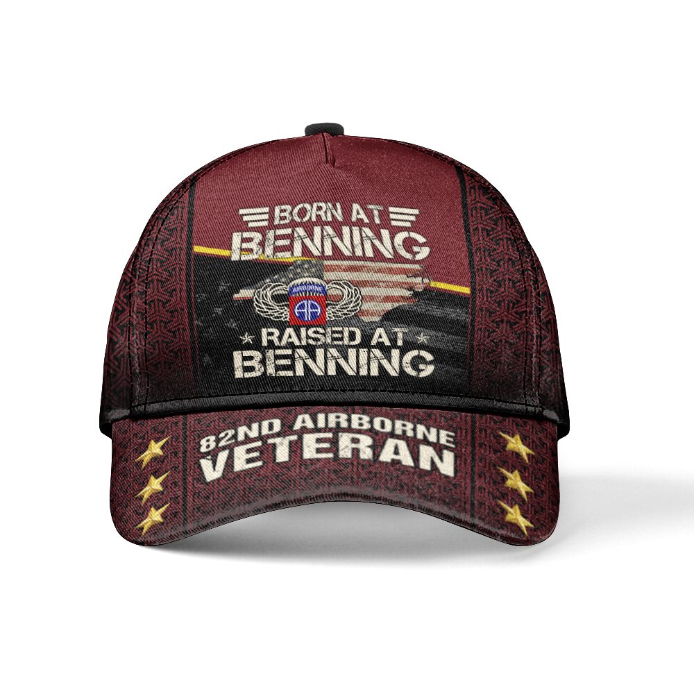 Airborne Born At Benning Raised At Benning Classic Cap
