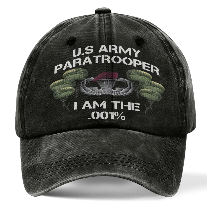 AIRBORNE PARATROOPER I AM THE WASHED CAP