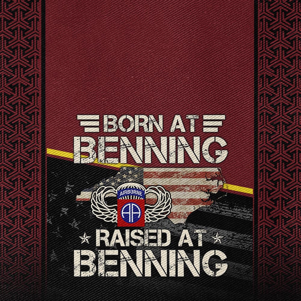 Airborne Born At Benning Raised At Benning Classic Cap