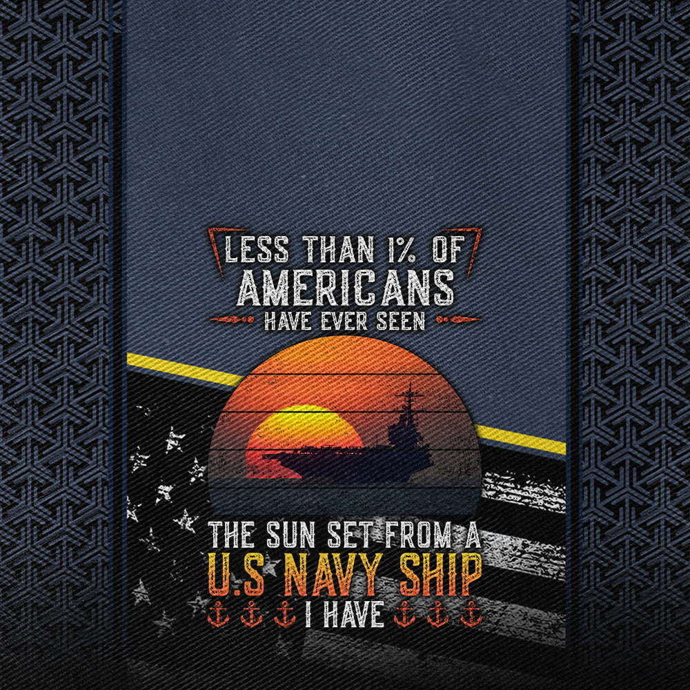 Less Than 1% Navy Ship Classic Cap