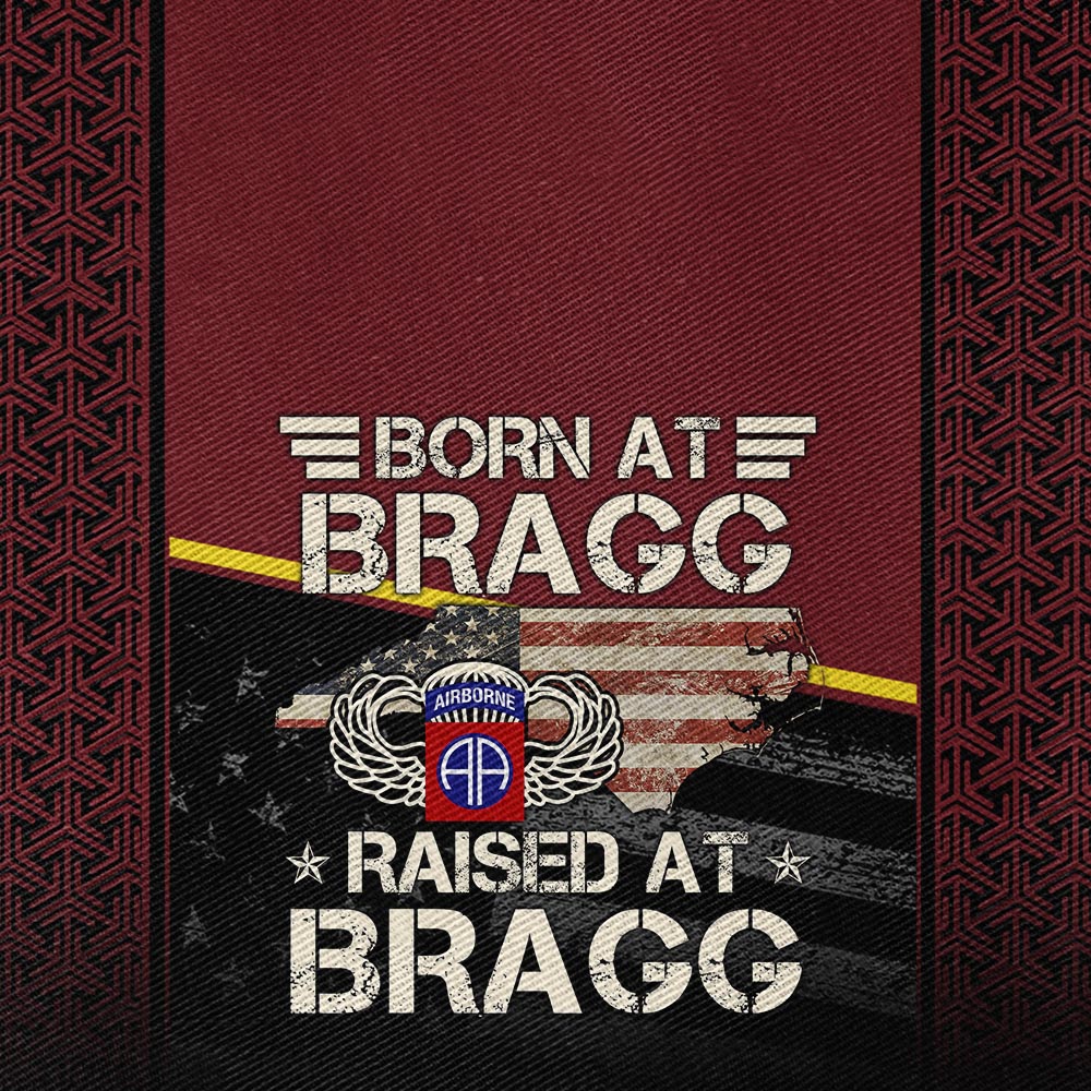 Airborne Born At Bragg Raised At Bragg Classic Cap