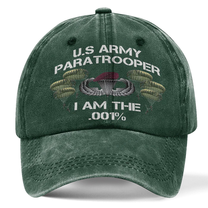 AIRBORNE PARATROOPER I AM THE WASHED CAP