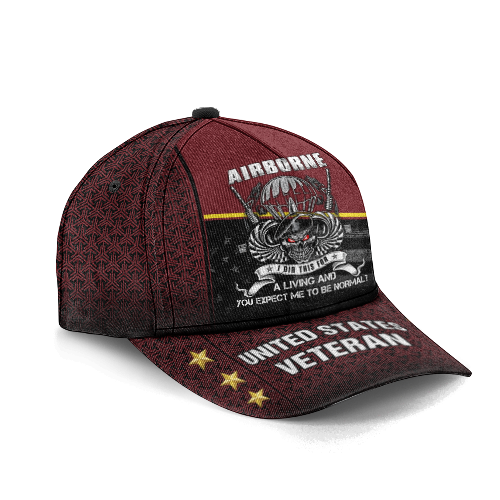 Airborne I Did This For A Living Classic Cap
