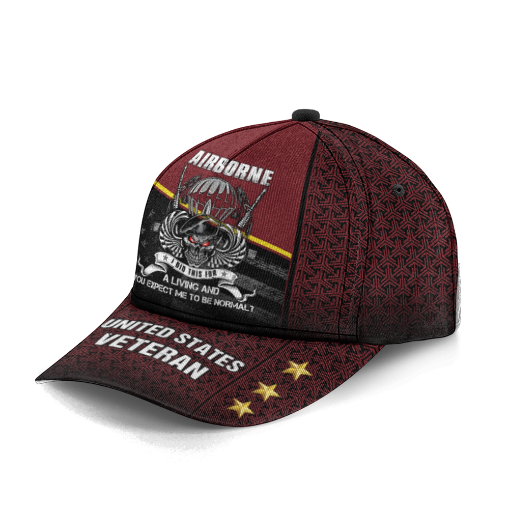 Airborne I Did This For A Living Classic Cap