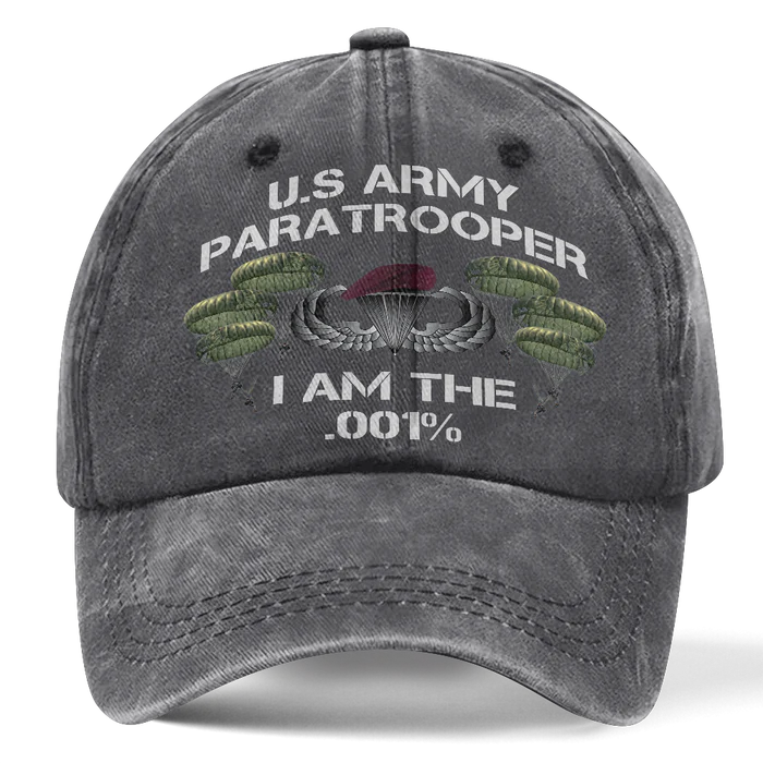 AIRBORNE PARATROOPER I AM THE WASHED CAP