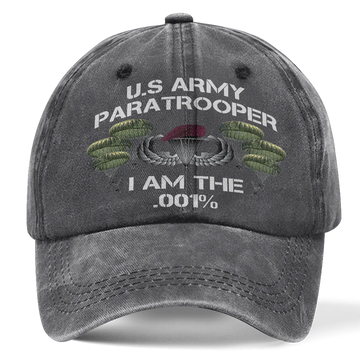 AIRBORNE PARATROOPER I AM THE WASHED CAP