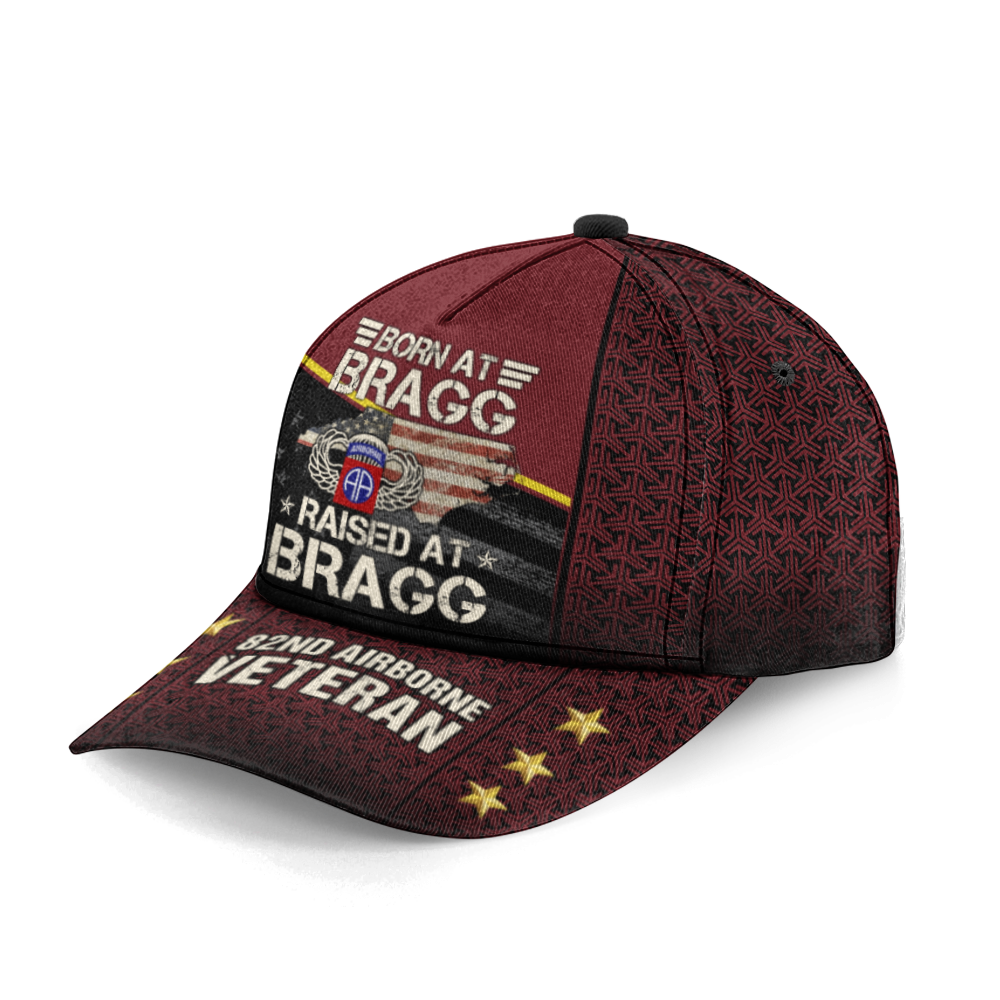 Airborne Born At Bragg Raised At Bragg Classic Cap