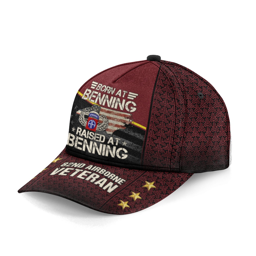 Airborne Born At Benning Raised At Benning Classic Cap