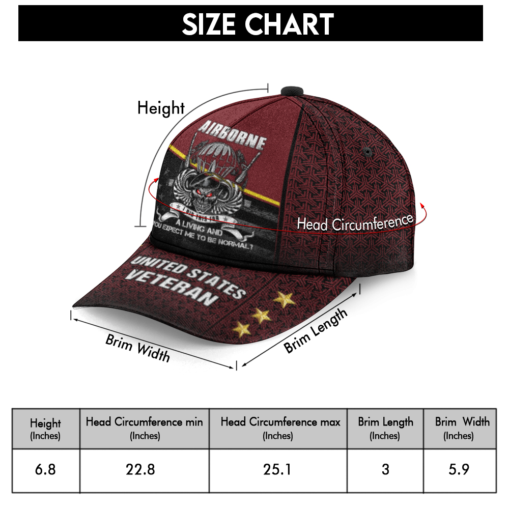 Airborne I Did This For A Living Classic Cap