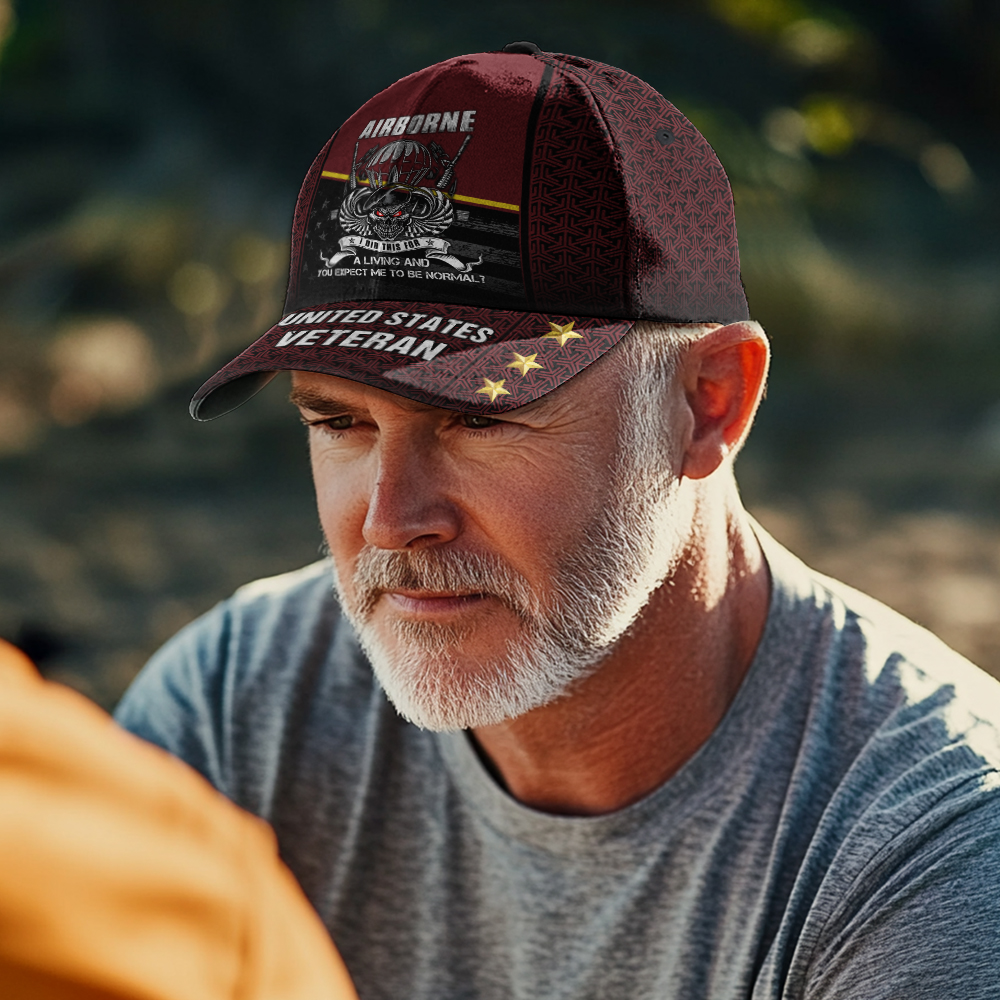 Airborne I Did This For A Living Classic Cap