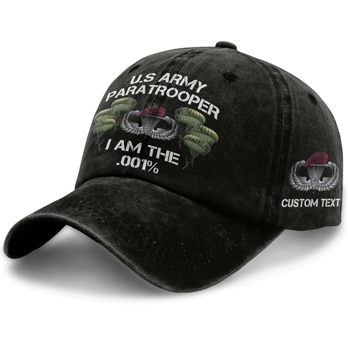 AIRBORNE PARATROOPER I AM THE WASHED CAP
