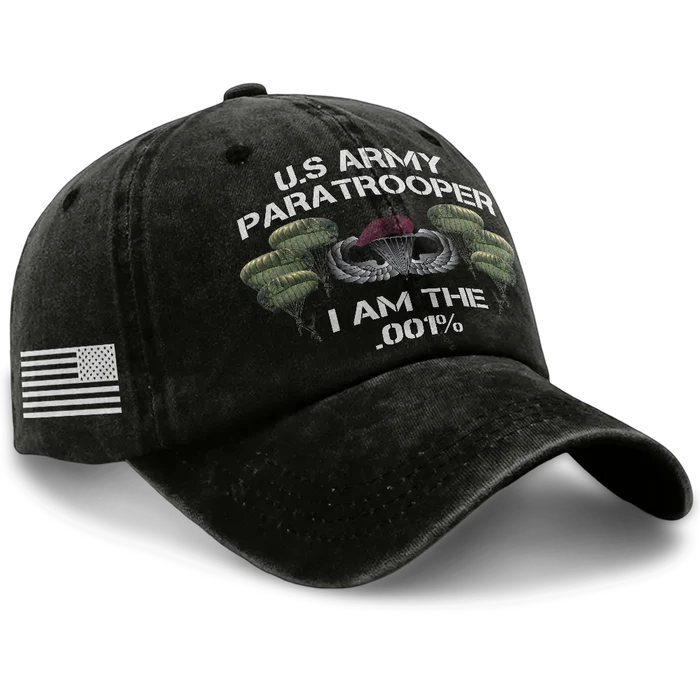 AIRBORNE PARATROOPER I AM THE WASHED CAP