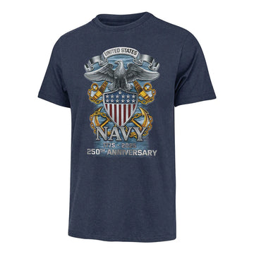 Navy 250th Anniversary Classic T-Shirt