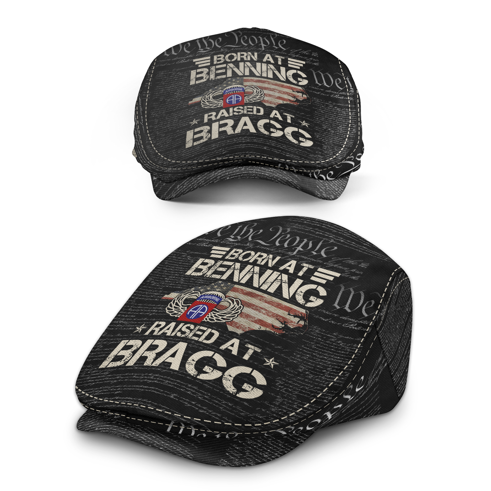 Born At Benning Raised At Bragg Jeff Cap