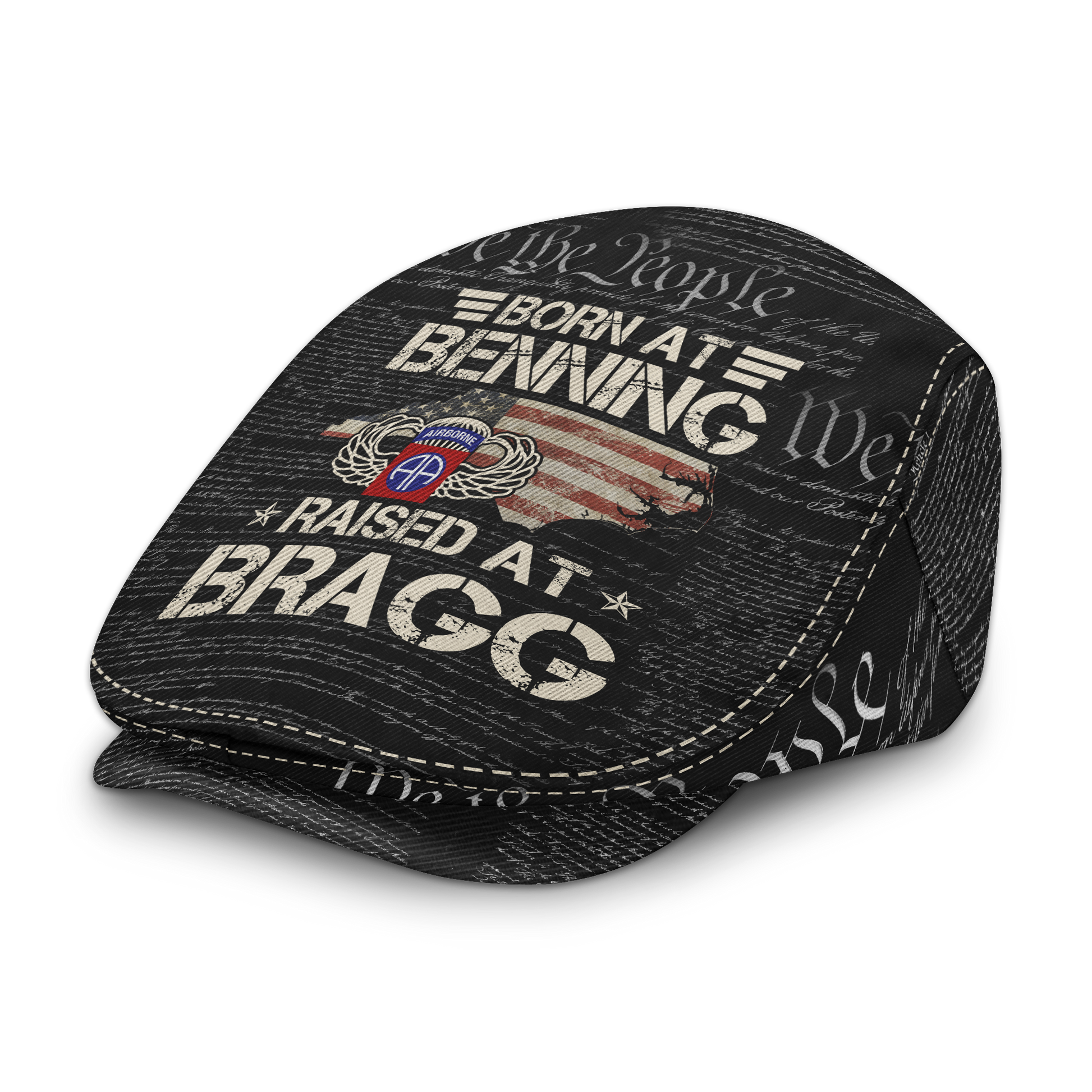 Born At Benning Raised At Bragg Jeff Cap