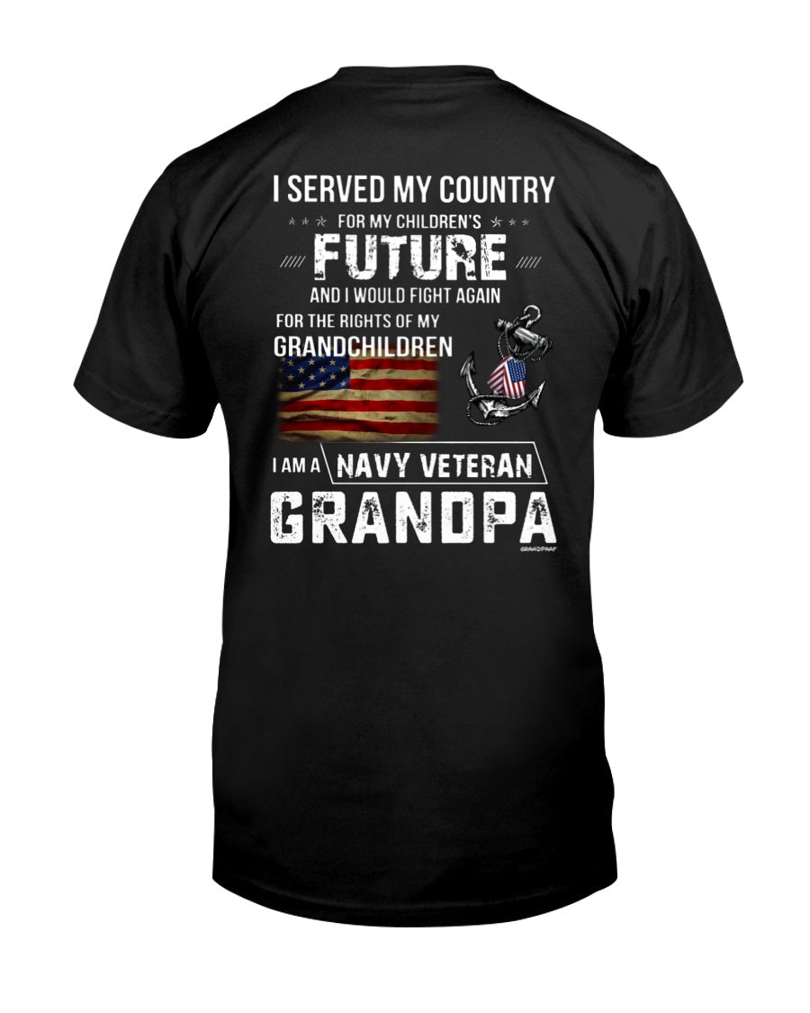 Grandpa Veteran - I served my country Classic T-Shirt
