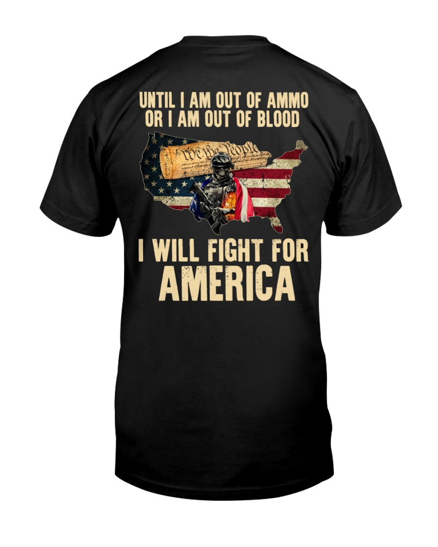 I Will Fight For America Classic T-shirt 3D
