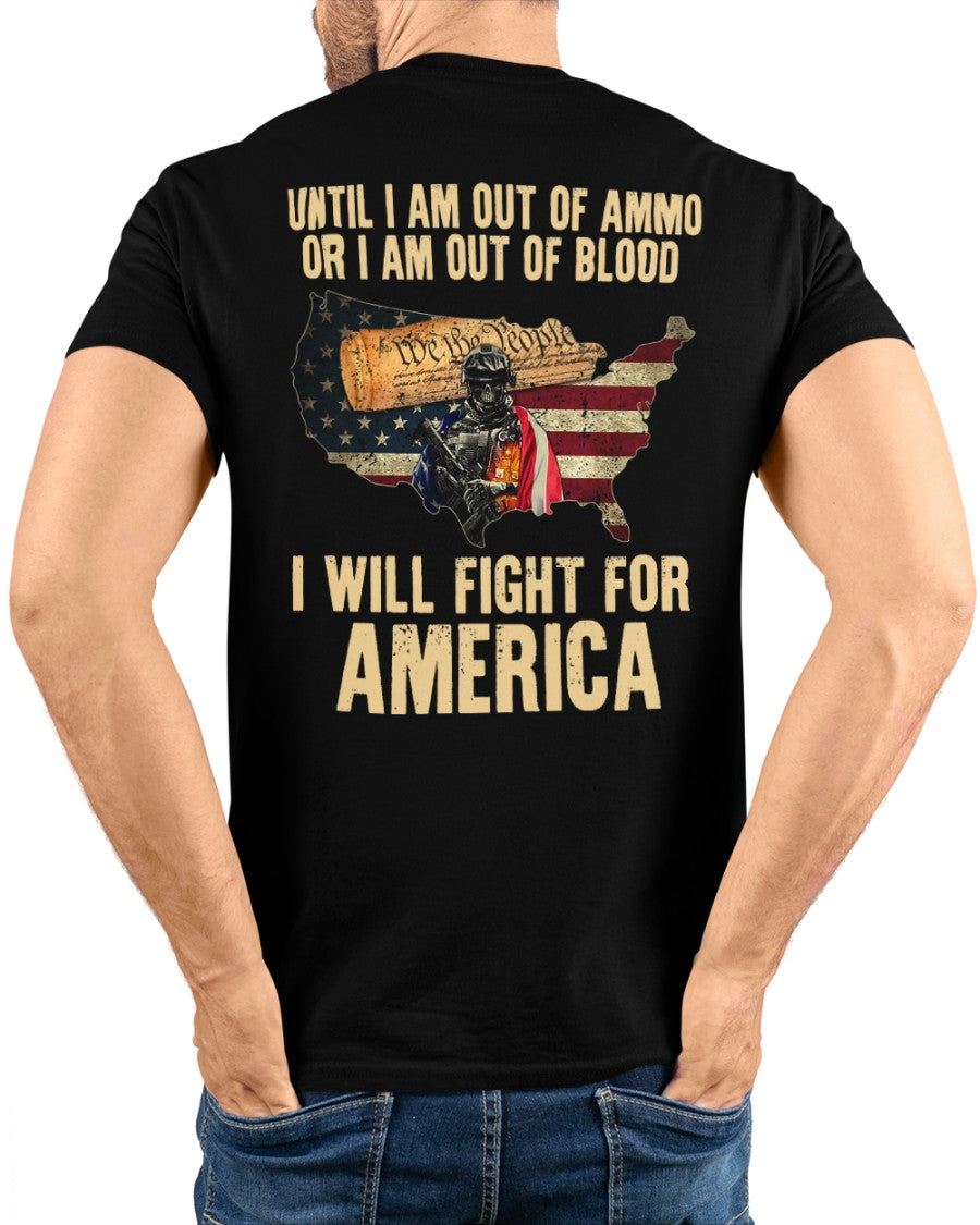 I Will Fight For America Classic T-shirt 3D