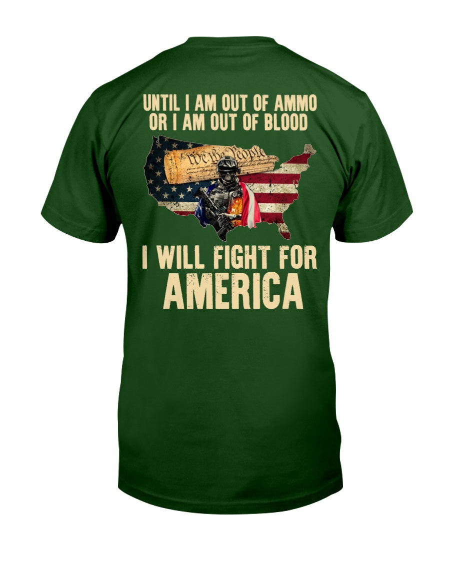 I Will Fight For America Classic T-shirt 3D