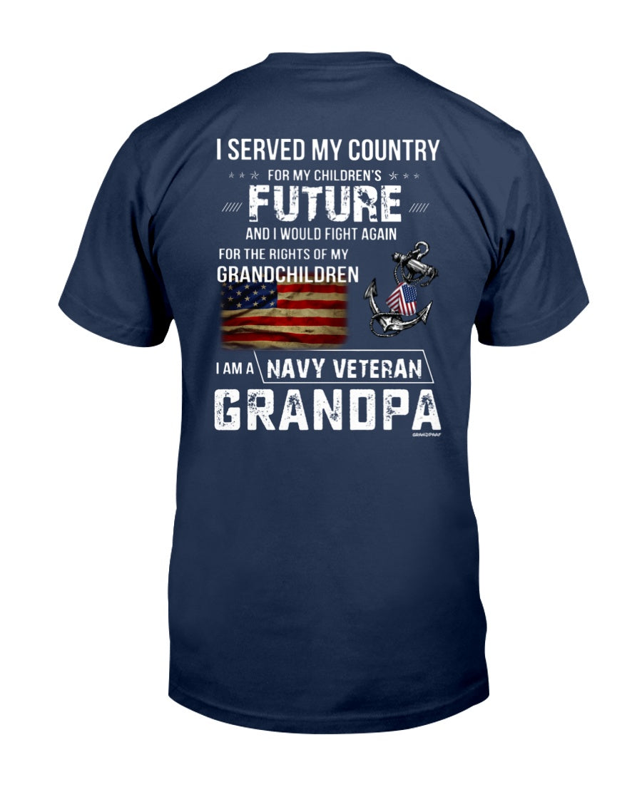 Grandpa Veteran - I served my country Classic T-Shirt