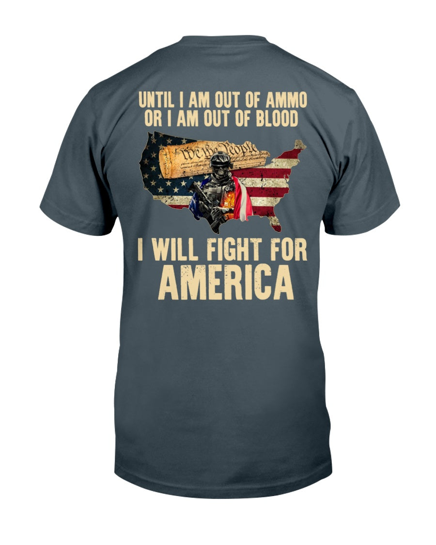 I Will Fight For America Classic T-shirt 3D