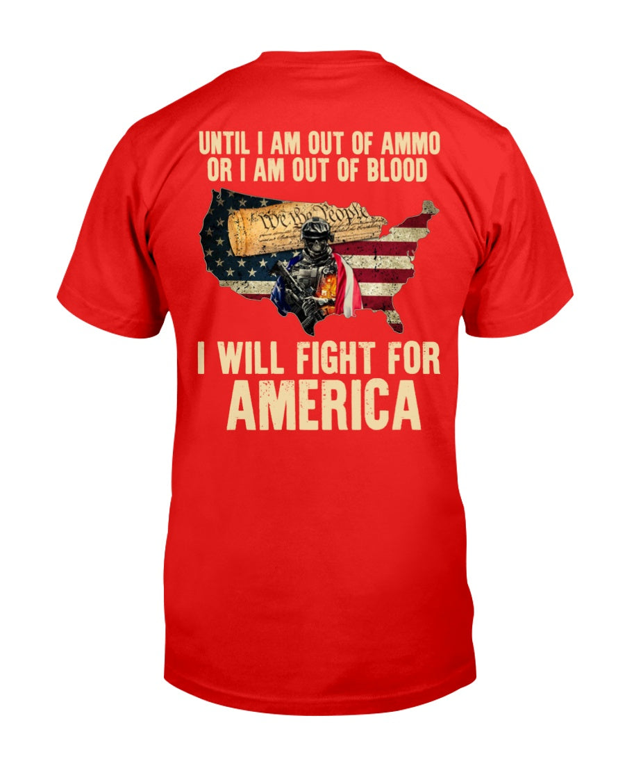 I Will Fight For America Classic T-shirt 3D