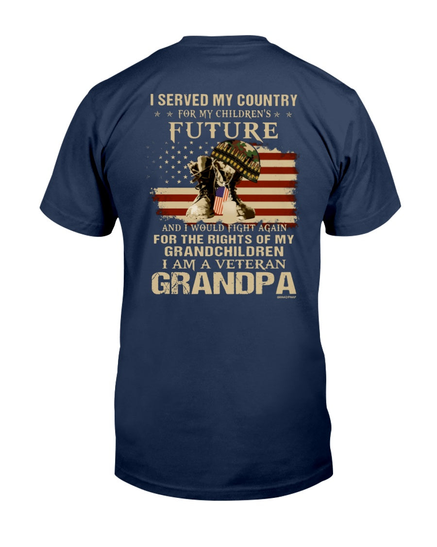 Grandpa Veteran - I served my country Classic T-Shirt