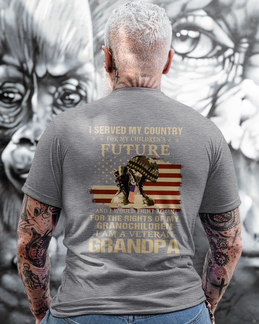 Grandpa Veteran - I served my country Classic T-Shirt