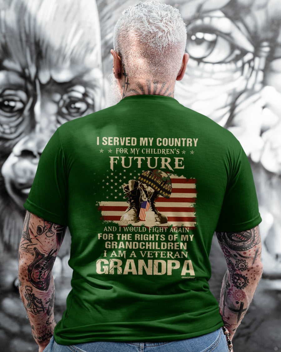 Grandpa Veteran - I served my country Classic T-Shirt