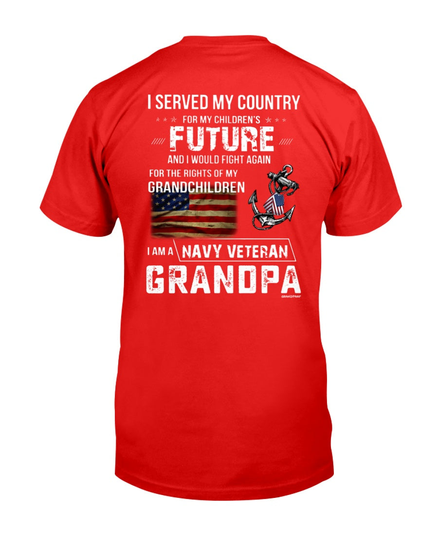 Grandpa Veteran - I served my country Classic T-Shirt