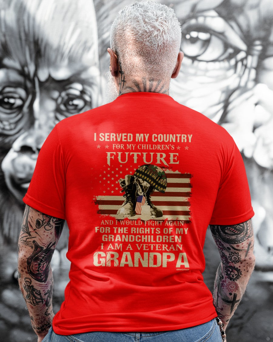 Grandpa Veteran - I served my country Classic T-Shirt
