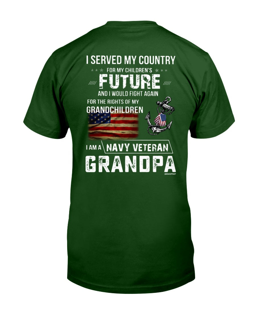 Grandpa Veteran - I served my country Classic T-Shirt