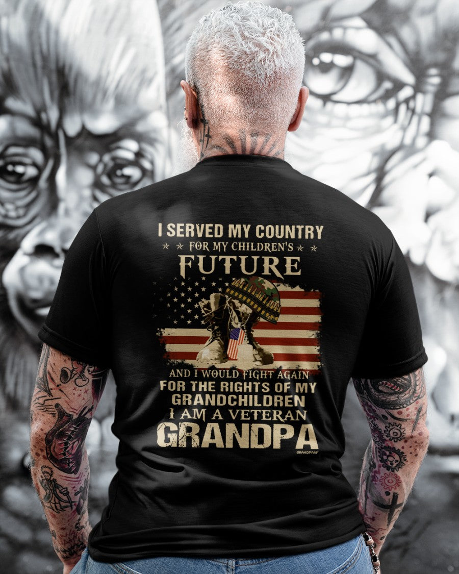 Grandpa Veteran - I served my country Classic T-Shirt
