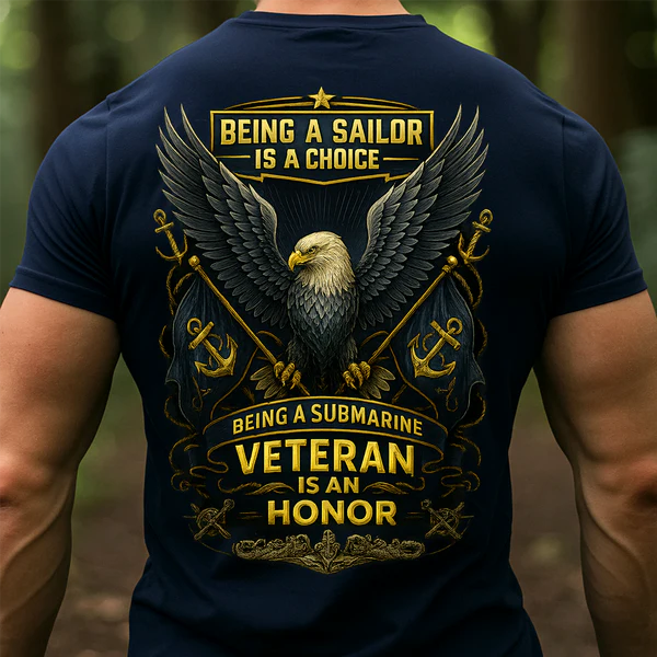 PROUD US NAVY SAILOR MILITARY EAGLE TEE