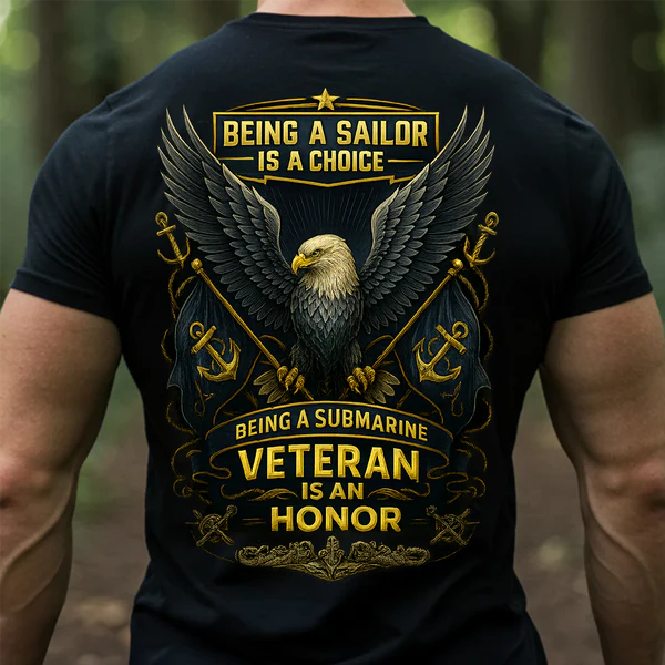 PROUD US NAVY SAILOR MILITARY EAGLE TEE